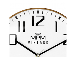 zegar-plastikowy-jasny-brazowy-mpm-vintage-ii-since-1993