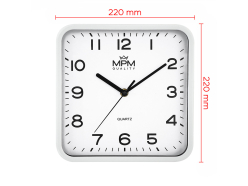 kwadratowy-plastikowy-zegar-bialy-mpm-e01-4234