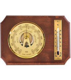 Barometr 8014 s teploměrem - zlatý