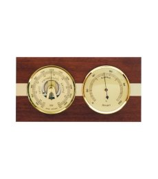 Barometer 8064 with Hygrometer - dark brown