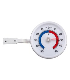 Zewnętrzny plastikowy termometr ILY - biały