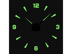 zegar-zielony-czarny-prim-luminiferous-ii