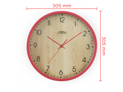 drevene-designove-hodiny-cervene-svetle-hnede-nastenne-hodiny-prim-colored-forest-a