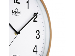 zegar-plastikowy-jasny-drewniany-mpm-e01-4187