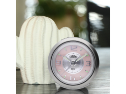 analogovy-budiky-kovovy-ruzovy-strieborny-prim-retro-alarm-pink