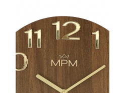 dizajnove-hodiny-tmavohnede-zlate-mpm-timber-simplicity-b
