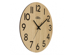 design-wooden-wall-clock-light-brown-black-prim-genuine-veneer-b