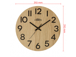 design-wooden-wall-clock-light-brown-black-prim-genuine-veneer-b
