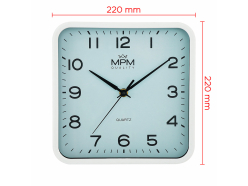 rectangular-plastic-wall-clock-white-light-blue-mpm-e01-4234