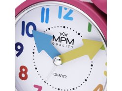 analogovy-budik-kovovy-ruzovy-mpm-happy-day