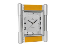 szogletes-muanyag-faliora-ezust-vilagos-fa-mpm-rotter-ezust-vilagos-barna