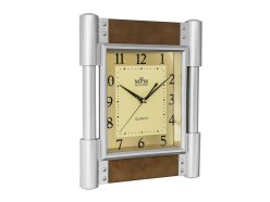 kwadratowy-plastikowy-zegar-srebrny-brazowy-mpm-rotter-srebrno-brazowy