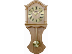 wooden-wall-clock-light-brown-prim-old-fashion-i