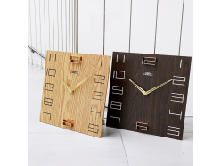 rectangular-wooden-wall-clock-dark-brown-prim-wood-touch-ii