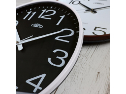classical-plastic-wall-clock-white-black-prim-klasik-style-3987-black