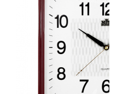 rectangular-plastic-wall-clock-white-maroon-wood-mpm-e01-2929