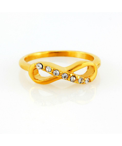 Ring 7838, Gold rose, size 52