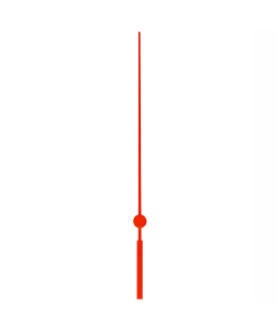 Ručička hodinová C2 vteřinová (120 mm, červená)