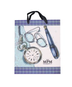 Dárková papírová taška MPM-Quality - modrá