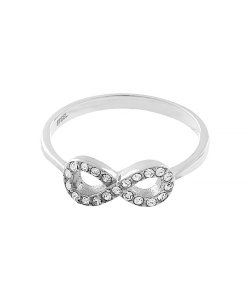 Nerezový prsten Infinity