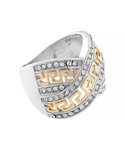 Nerezový prsten Leone