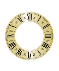 Eloxovaný hliníkový číselník - mezikruží - 183 mm