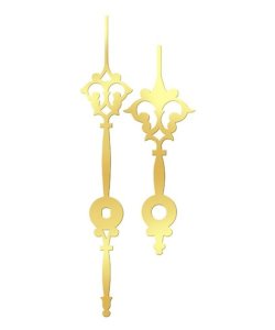 Hodinové ručky kovové