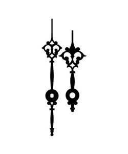 Kovové hodinové ručičky 000603, 001660