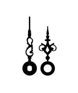 Kovové hodinové ručičky 006825, 006827, 006993