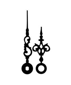 Hodinové ručky kovové