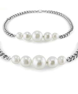 Necklace 7538 - SS Silver