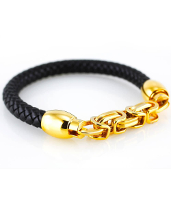 Bracelet 7572 - Gold black