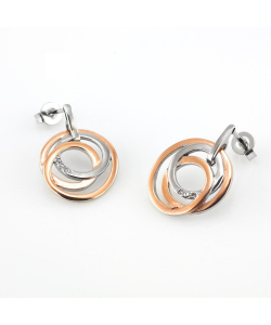 Earrings 7996 - Silver Gold