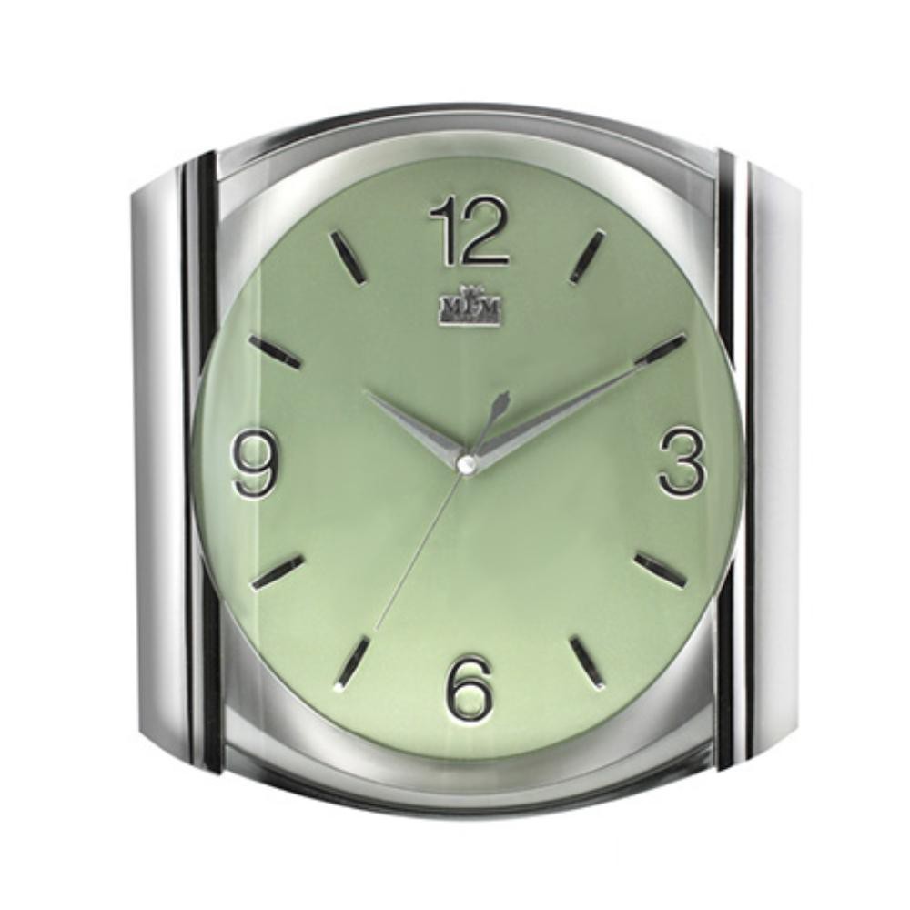 MPM Stříbrné nástěnné hodiny MPM E01.2430 (MPM Stříbrné nástěnné hodiny MPM E01.2430)
