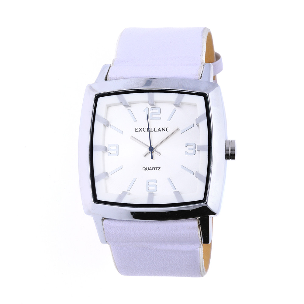 MPM Elegantní čtvercové hodinky s koženým řemínkem W03D.11134.B