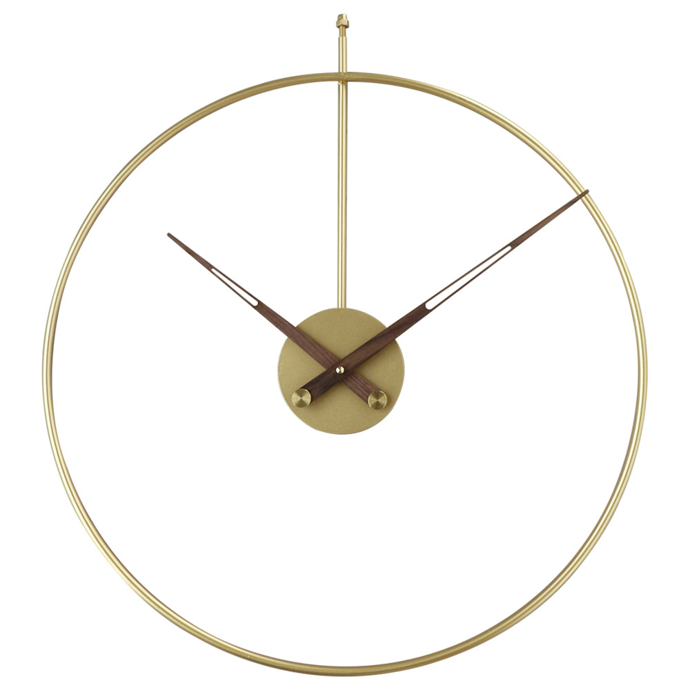 MPM Zlaté kulaté nástěnné hodiny MPM Design Gold E04.4105.8054