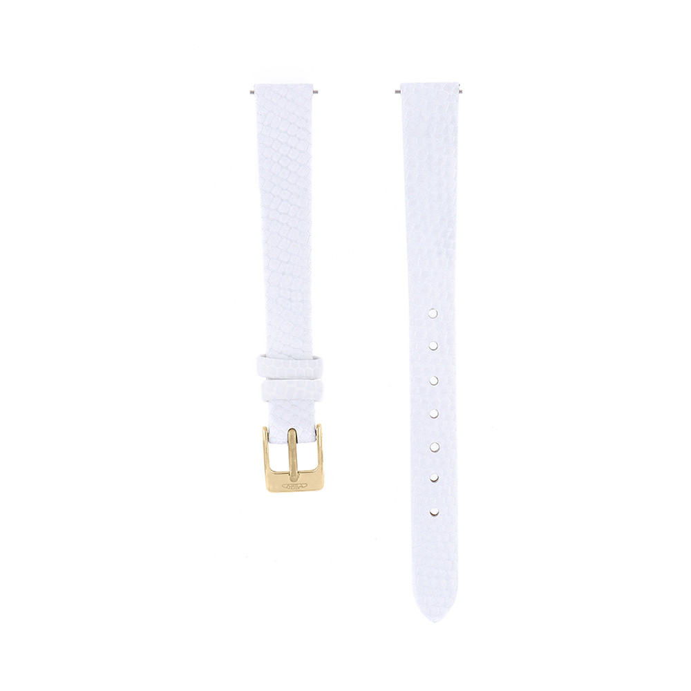 MPM Bílý řemínek na hodinky MPM RB.13146.12 (12 mm)