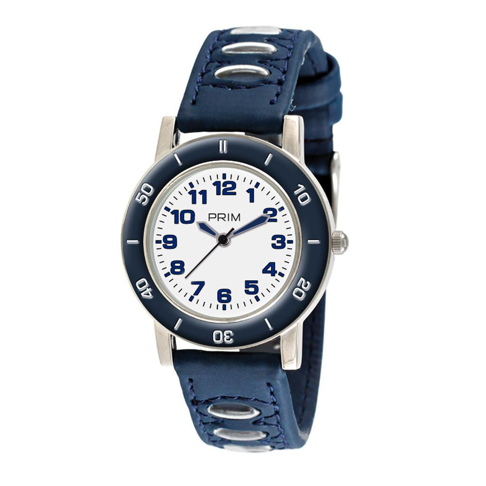 PRIM Dětské modré náramkové hodinky PRIMky Klaun - B W05P.13075.B