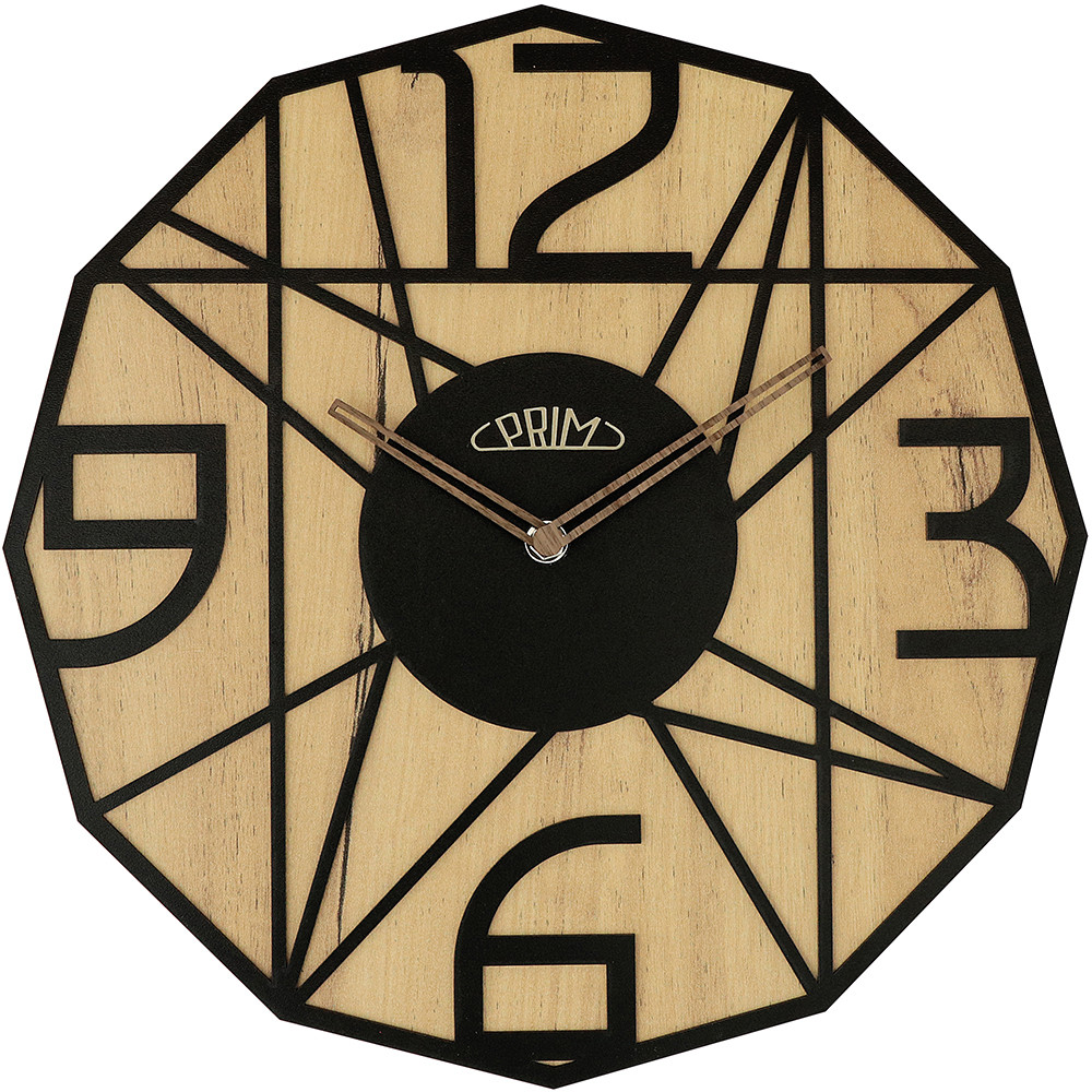 PRIM Dřevěné designové hodiny PRIM Glamorous Design - A E07P.4244.5390