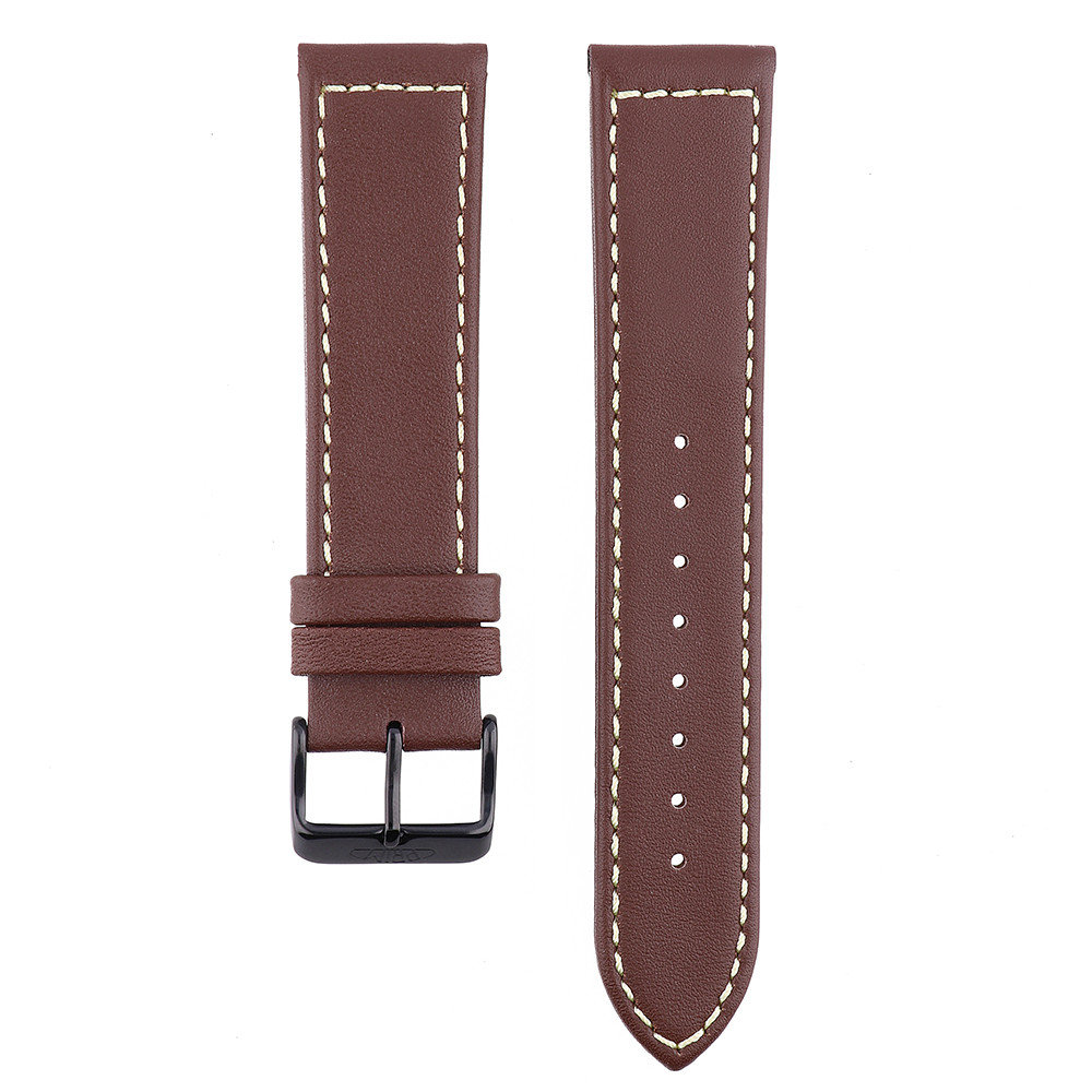 MPM Hnědý pánský kožený řemínek na hodinky RB.13069.22 (22 mm)
