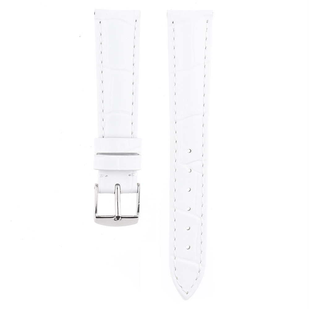MPM Dámský kožený bílý řemínek na hodinky RB.15869.16 (16mm)