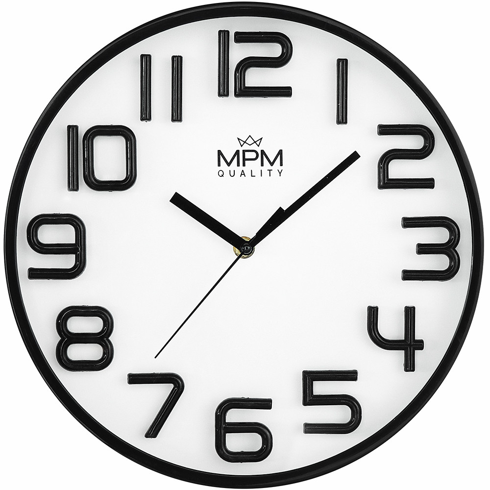 MPM Designové analogové nástěnné hodiny E01.4232.9000