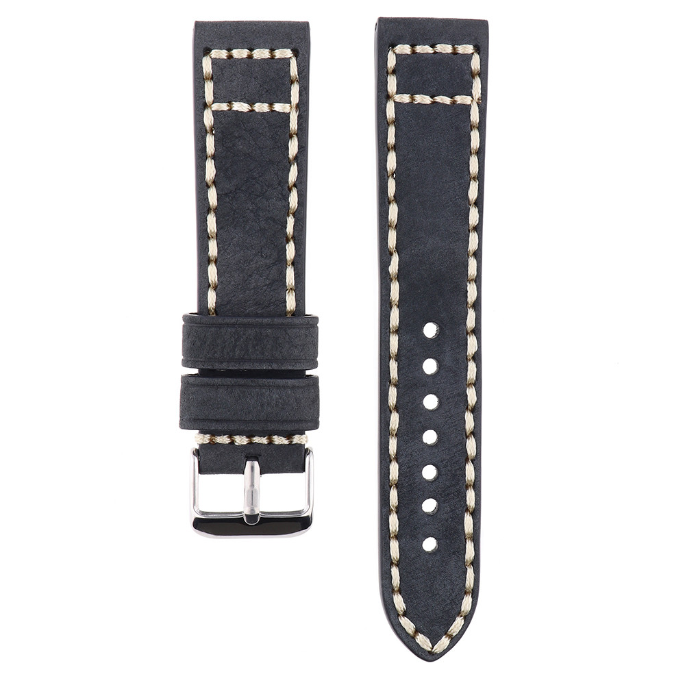 PRIM Kožený řemínek PRIM s výrazným ručním prošíváním RB.15863.22 (22 mm)