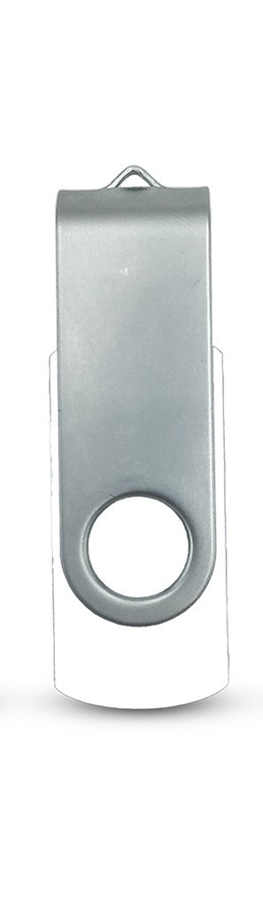 Plastový USB Flash disk s otočnou kovovou krytkou Flash 03 - 32 GB - D B09.4091.00