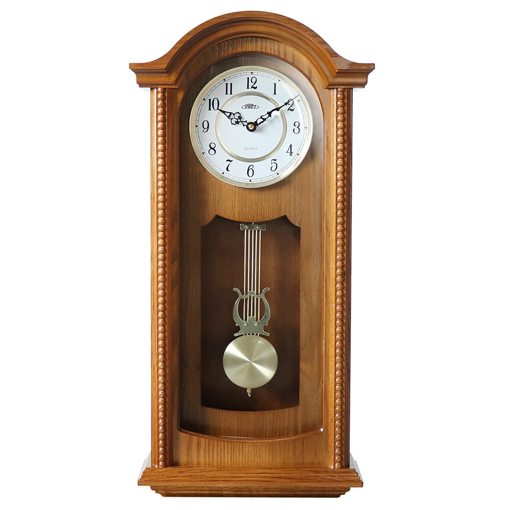 PRIM Dřevěné nástěnné hodiny PRIM Classic Pendulum E05P.4313.50