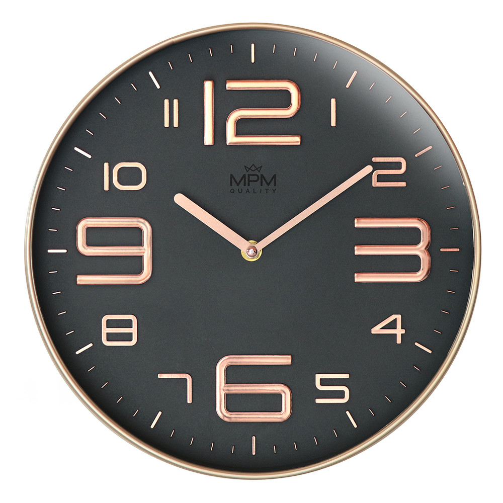 MPM Designové plastové hodiny MPM Eterno v nadčasovém stylu MPM Eterno E01.4274.23