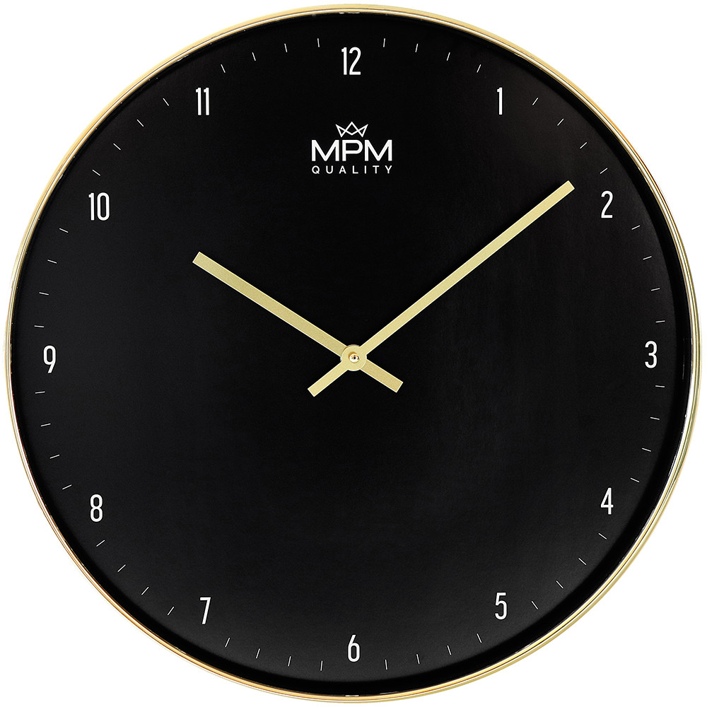 MPM Tmavé elegantní hodiny E01.4329.8090
