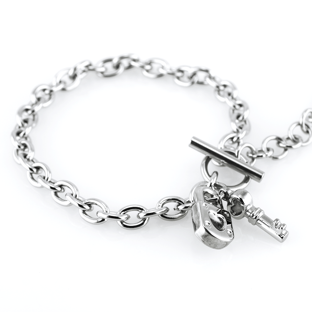 MPM Ocelový náramek z chirurgické oceli Bracelet 7309 - silver