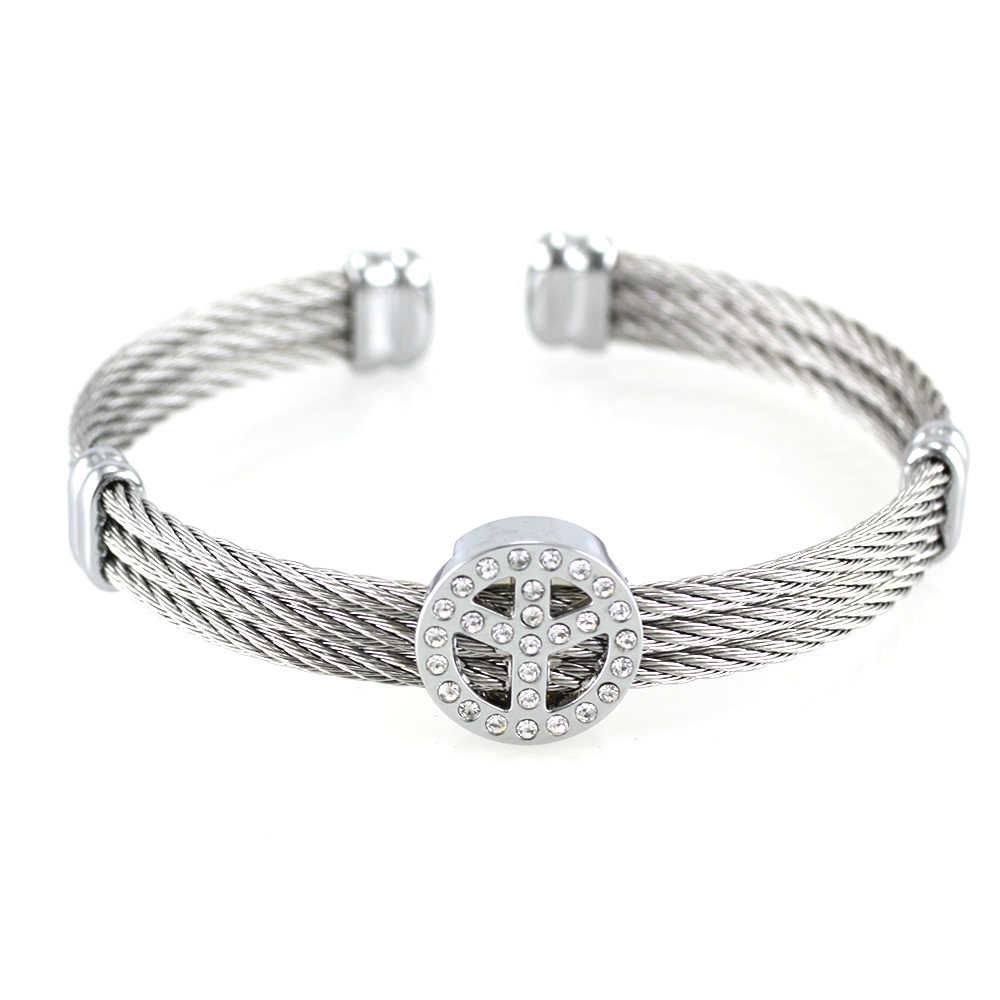 MPM Ocelový náramek z chirurgické oceli Bracelet 7354 - Silver