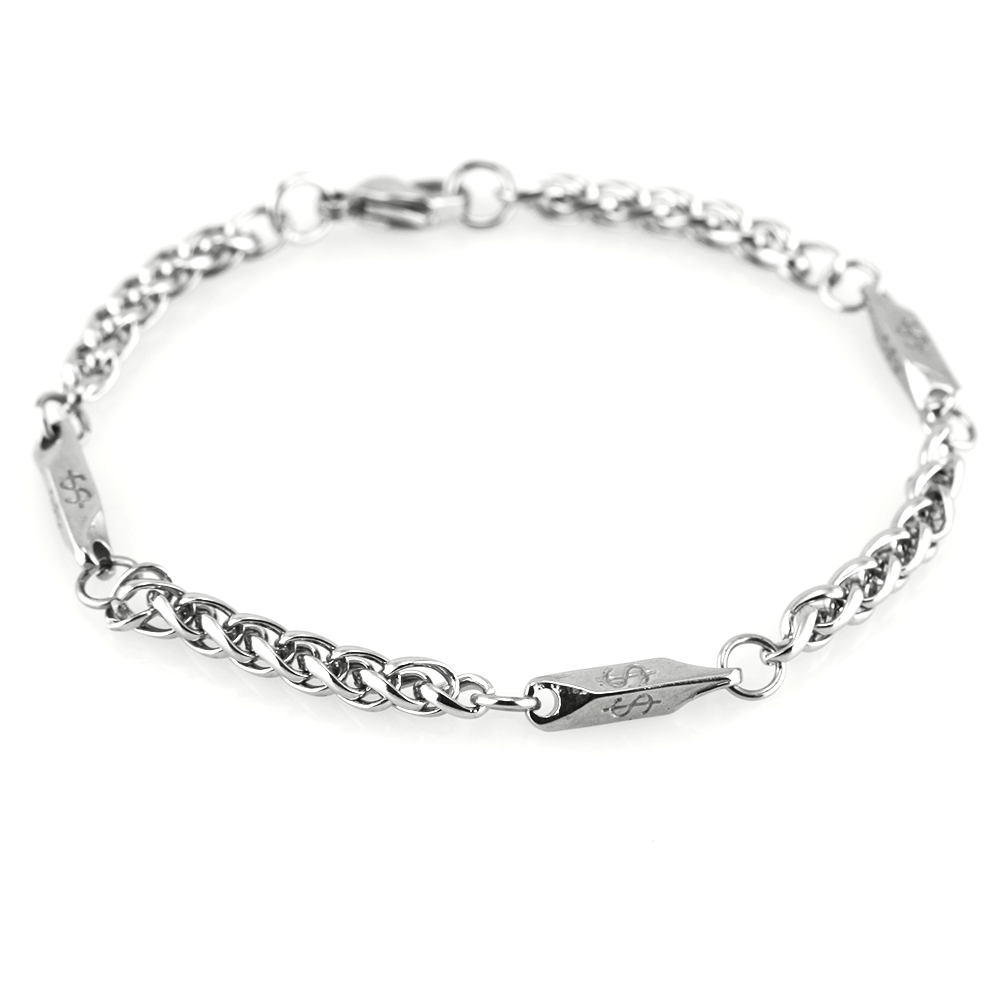 MPM Ocelový náramek z chirurgické oceli Bracelet 7368 - Silver